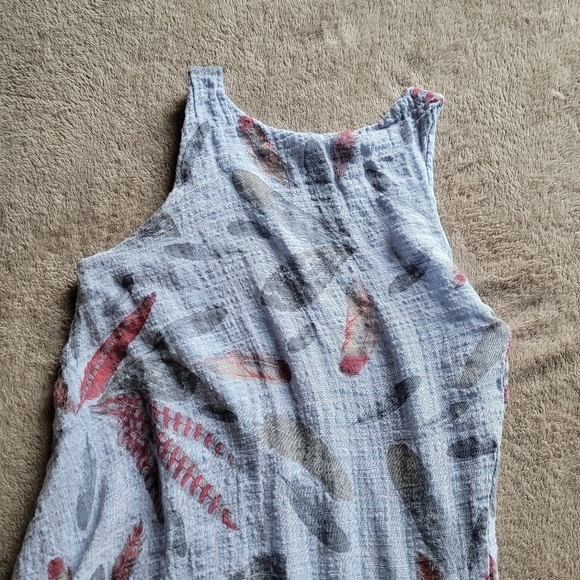 Angela Mara sleeveless cotton blend midi dress size small - Picture 8 of 13